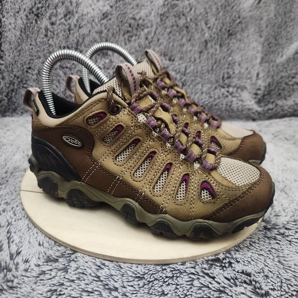 Oboz Sawtooth II Brown Hiking Low Top Boots Women's Size 6.5 - Picture 1 of 9